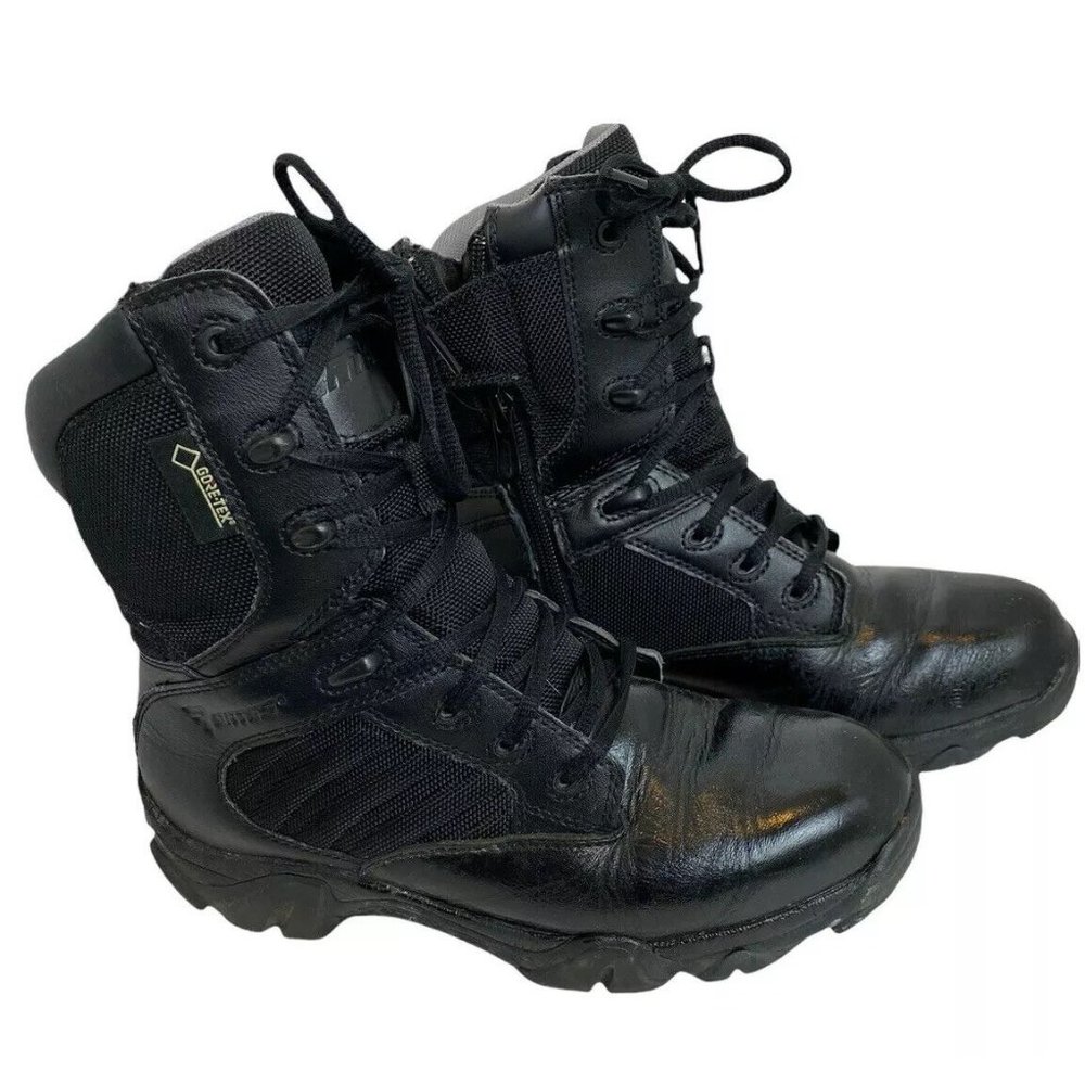 Bates Women's GX-8 Gore-Tex Waterproof Side Zip Boot, Black, 9 M US